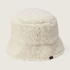 Victorias Secret PINK PERIWINKLE PURPLE REVERSIBLE SHERPA BUCKET HAT PINK Victoria main image 3